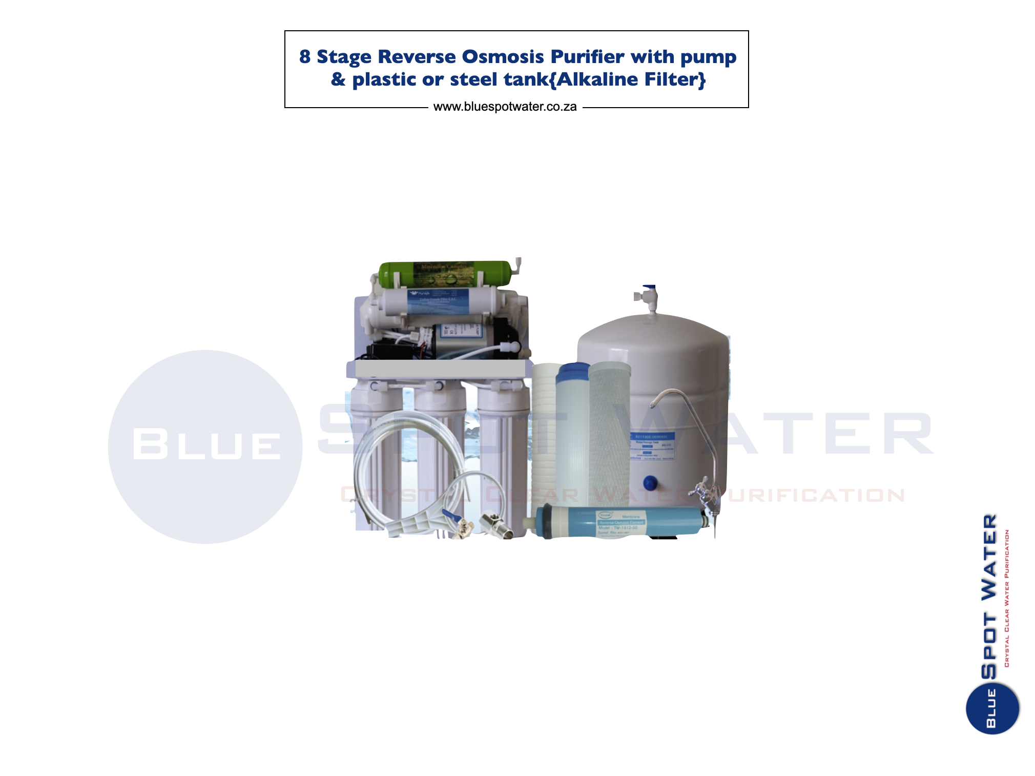 8-stage-reverse-osmosis-purifier-alkaline-filter-with-pump-steel-or-plastic-tank